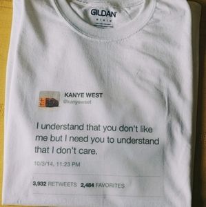 Unisex Kanye West Tweet Tshirt